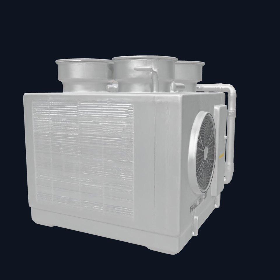 Industrial HVAC System D Model Pack